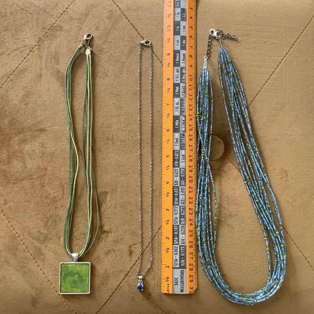 Trio of necklaces